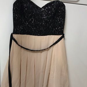 Strapless Homecoming Dress